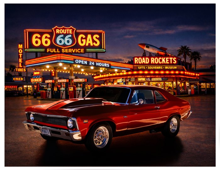 Red Nova · Route 66