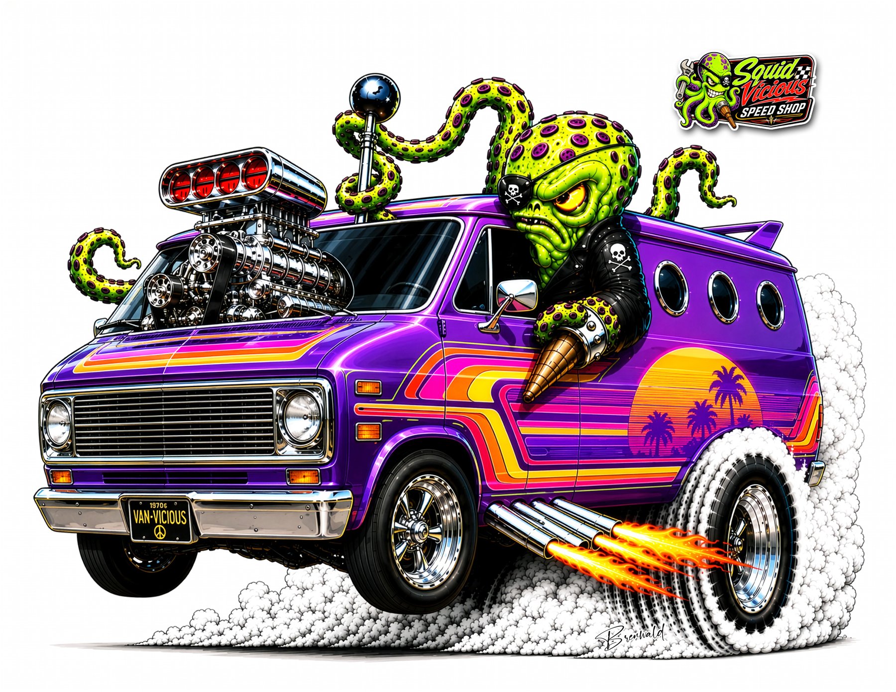 Purple Van