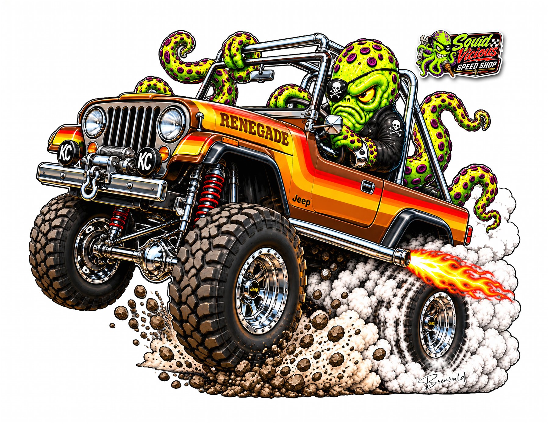 Squid 70s jeep